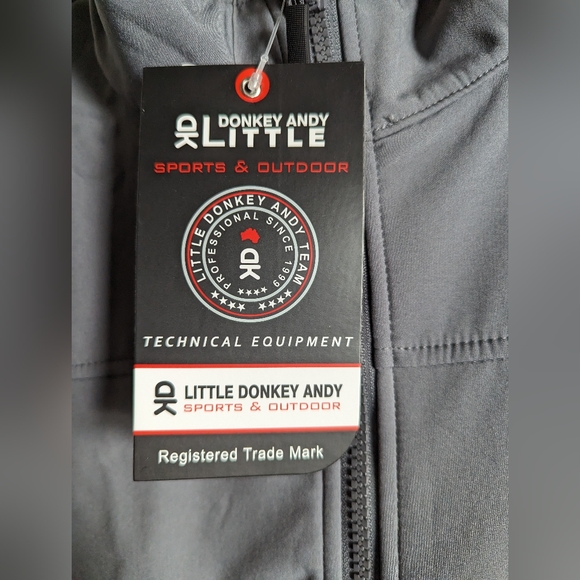 NWT Men's Little Donkey Andy Lightweight Full Zip Softshell Jacket - Picture 4 of 16